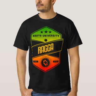Rasta University Ragga Good Vibes Rasta Reggae T-Shirt