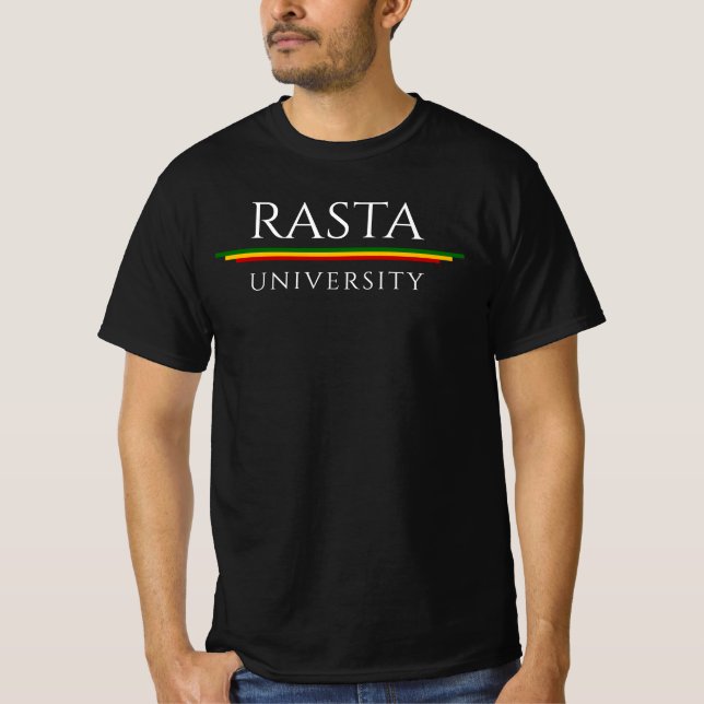 Rasta University Rasta Colors Reggae T - Shirt (Vorderseite)