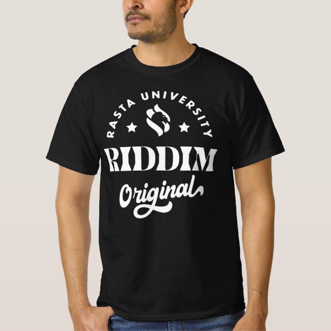 Rasta University Riddim Original Reggae T-Shirt (Vorderseite)