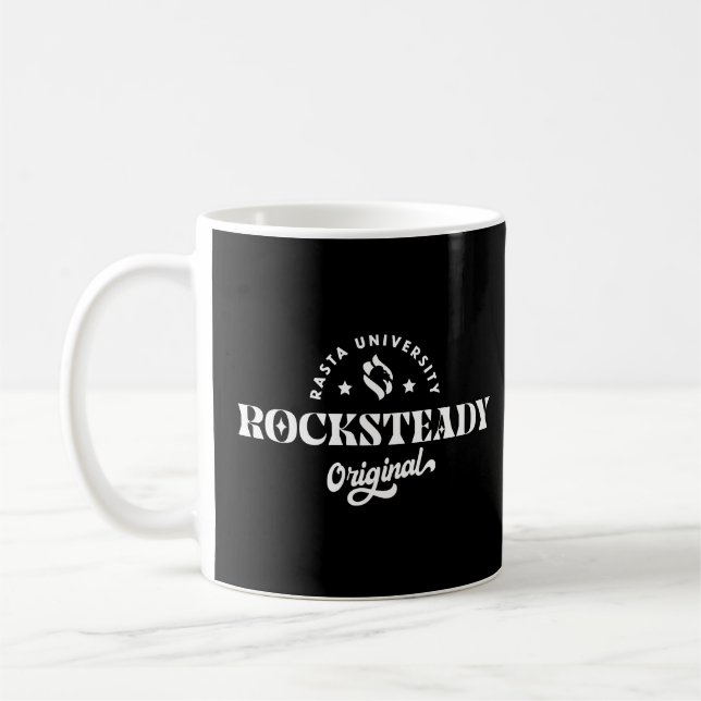 Rasta University Rocksteady Original Reggae Kaffeetasse (Links)