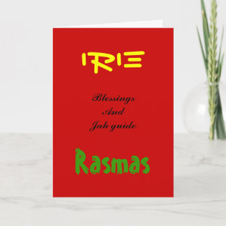 Rasta Weihnachten Grußkarten