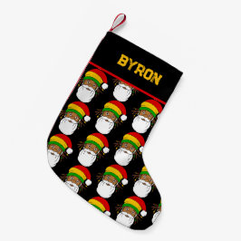 Rasta Weihnachtsmann Jamaican Kleiner Weihnachtsstrumpf