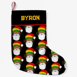 Rasta Weihnachtsmann Jamaican Kleiner Weihnachtsstrumpf