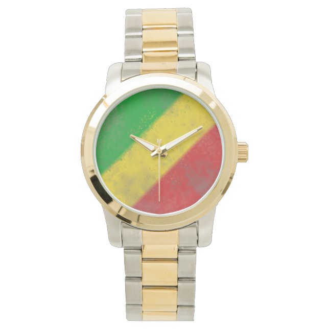 Rasta Wristwatch Armbanduhr (Vorderseite)