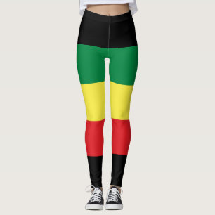 Rastafara Power - Rasta Yoga - Reggae Leggins
