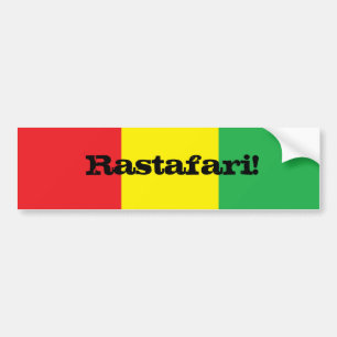 Rastafari! Entwurfs-Autoaufkleber Autoaufkleber