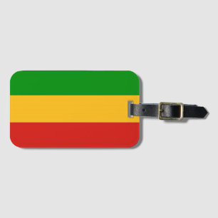 RASTAFARI FLAG FLAG FARBEN + Ihre Ideen Gepäckanhänger