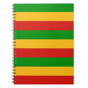 RASTAFARI FLAG FLAG FARBEN + Ihre Ideen Notizblock