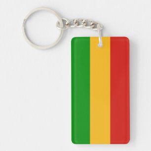 RASTAFARI FLAG FLAG FARBEN + Ihre Ideen Schlüsselanhänger