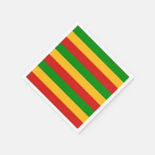 RASTAFARI FLAG FLAG FARBEN + Ihre Ideen Serviette