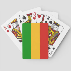 RASTAFARI FLAG FLAG FARBEN + Ihre Ideen Spielkarten