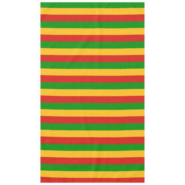 RASTAFARI FLAG FLAG FARBEN + Ihre Ideen Tischdecke (Vorderseite)