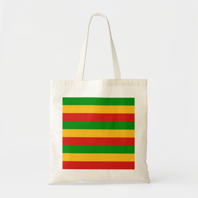 RASTAFARI FLAG FLAG FARBEN + Ihre Ideen Tragetasche (Vorne)