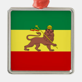 Rastafari-Flag (Rastafarianismus) (Rasta) Ornament Aus Metall