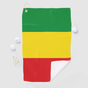 Rastafari-Flagge Rasta Äthiopien Golfhandtuch