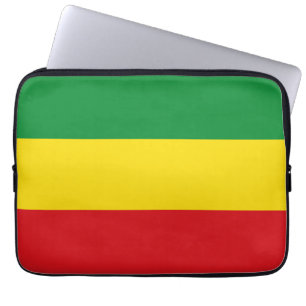 Rastafari-Flagge Rasta Äthiopien Laptopschutzhülle