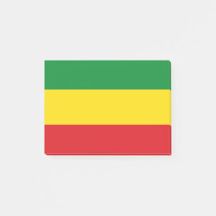 Rastafari-Flagge Rasta Äthiopien Post-it Klebezettel