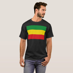 Rastafari-Flagge Rasta Äthiopien T-Shirt