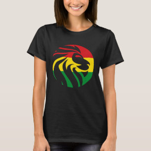 Rastafari Löwenkopf Jamaika Souvenir Rasta Roots R T-Shirt
