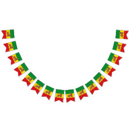 Rastafari Rasta Reggae Lebendigkeit Jamaika Jah Wu Wimpelkette