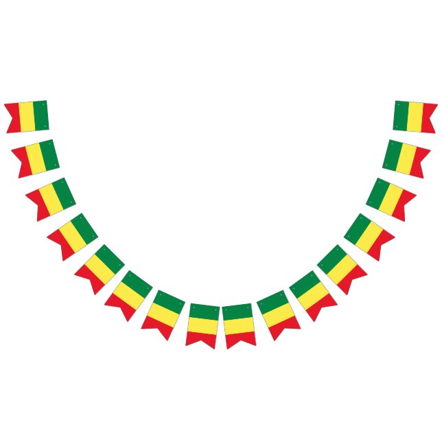 Rastafari Rasta Reggae Livity Jamaica Jah Roots Wimpelkette (Alle)