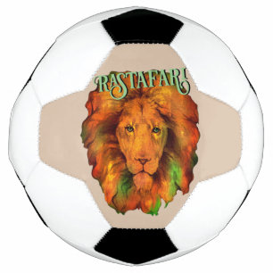 Rastafari (Rastafarian Reggae Lion) Fußball