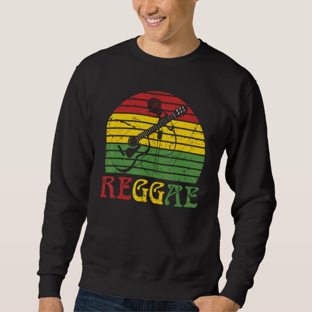 Rastafari Reggae Lion For Rastafari Rasta Reggae Sweatshirt (Vorderseite)