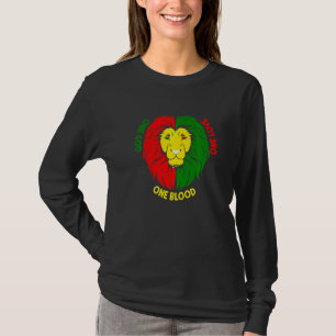 Rastafari Rot Gelb Grün Rasta Bekleidung Löwe Von T-Shirt