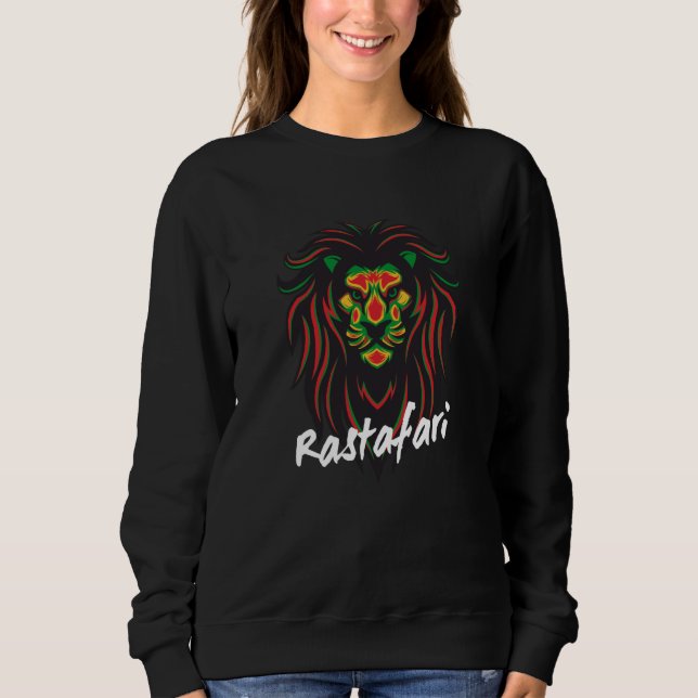 Rastafari Soldier of Jamaica Souvenir Rasta Roots  Sweatshirt (Vorderseite)