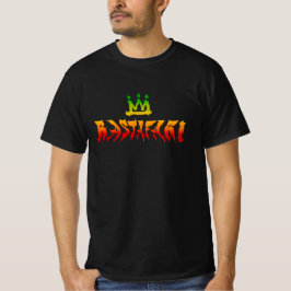 Rastafari Verzerrte Rasta Colors Reggae T - Shirt