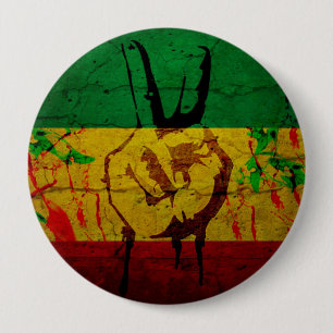 Rastafarian Abzeichen Button