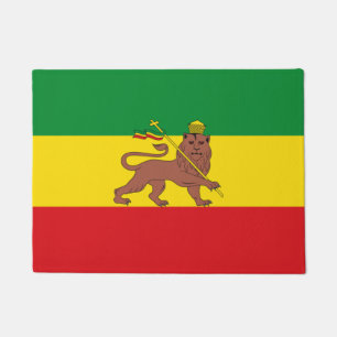 Rastafarian Ethiopia Flag Fußmatte