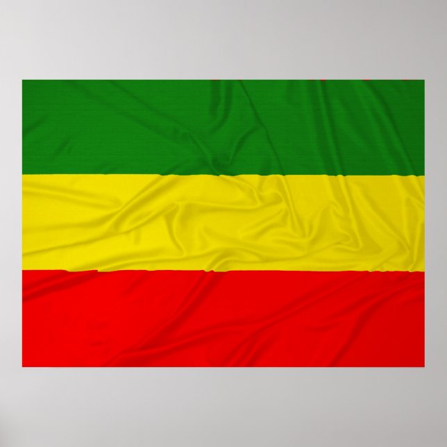 Rastafarian Flag Poster (Vorne)