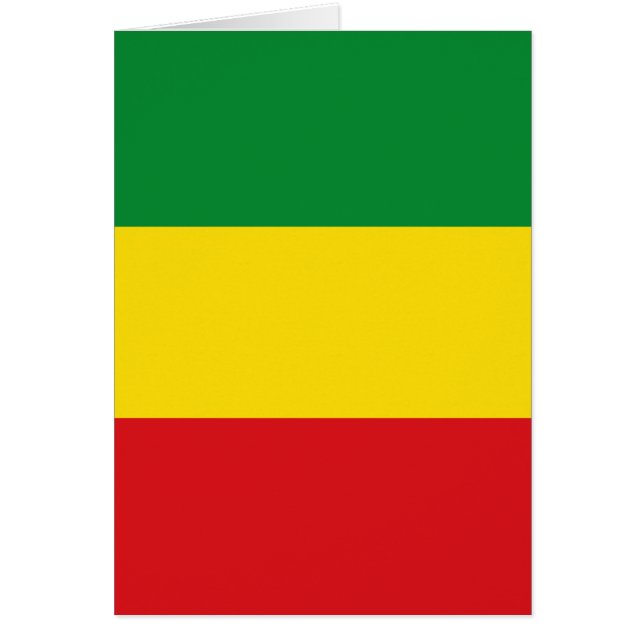 Rastafarian Flag Rasta Äthiopian (Vorne)