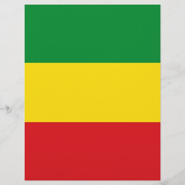 Rastafarian Flag Rasta Äthiopian (Vorderseite)