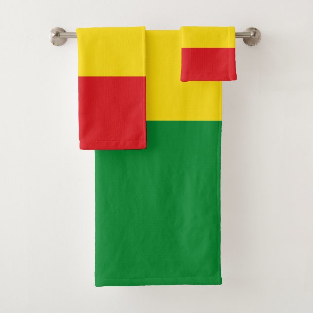 Rastafarian Flag Rasta Äthiopian Badhandtuch Set (Insitu)