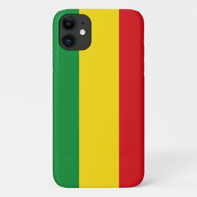 Rastafarian Flag Rasta Äthiopian Case-Mate iPhone Hülle (Rückseite)