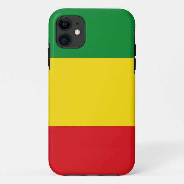 Rastafarian Flag Rasta Äthiopian Case-Mate iPhone Hülle (Rückseite)