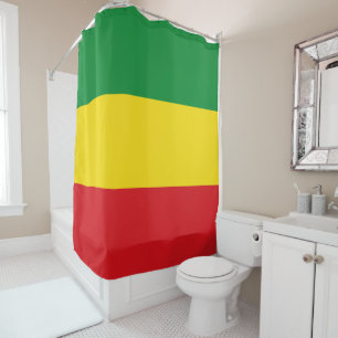 Rastafarian Flag Rasta Äthiopian Duschvorhang