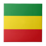Rastafarian Flag Rasta Äthiopian Fliese<br><div class="desc">Rot,  Grün und Gelb sind die Fahne von Rastafarianismus,  aber auch eine Flagge von Äthiopien. Hier ist ein hochwertiges Rasta-Geschenk und ein großartiges Design für alle rastafarians. Besuchen Sie unseren Shop,  um coole Rasta-Geschenke und andere Weltfahne Geschenkideen zu finden.</div>