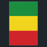 Rastafarian Flag Rasta Äthiopian Flyer<br><div class="desc">Rot,  Grün und Gelb sind die Fahne von Rastafarianismus,  aber auch eine Flagge von Äthiopien. Hier ist ein hochwertiges Rasta-Geschenk und ein großartiges Design für alle rastafarians. Besuchen Sie unseren Shop,  um coole Rasta-Geschenke und andere Weltfahne Geschenkideen zu finden.</div>