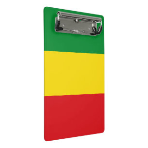 Rastafarian Flag Rasta Äthiopian Mini Klemmbrett