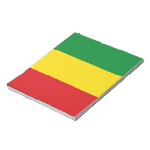 Rastafarian Flag Rasta Äthiopian Notizblock