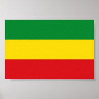 Rastafarian Flag Rasta Äthiopian