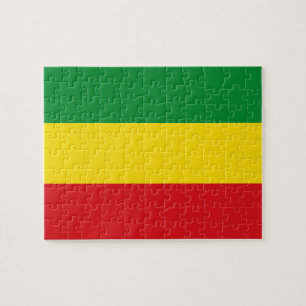 Rastafarian Flag Rasta Äthiopian Puzzle