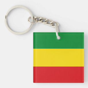 Rastafarian Flag Rasta Äthiopian Schlüsselanhänger