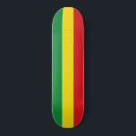 Rastafarian Flag Rasta Äthiopian Skateboard<br><div class="desc">Rot,  Grün und Gelb sind die Fahne von Rastafarianismus,  aber auch eine Flagge von Äthiopien. Hier ist ein hochwertiges Rasta-Geschenk und ein großartiges Design für alle rastafarians. Besuchen Sie unseren Shop,  um coole Rasta-Geschenke und andere Weltfahne Geschenkideen zu finden.</div>