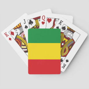 Rastafarian Flag Rasta Äthiopian Spielkarten