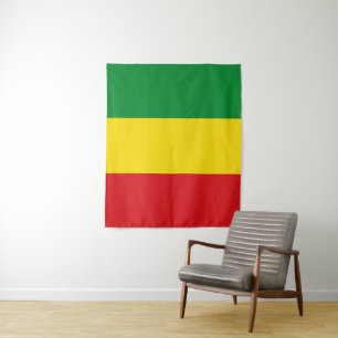 Rastafarian Flag Rasta Äthiopian Wandteppich