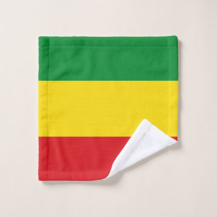 Rastafarian Flag Rasta Äthiopian Waschlappen